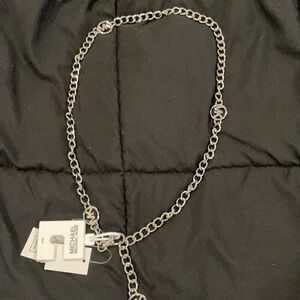 Michael Kors Chain Logo detail belt​​​​​​​​​​​​​​​​​​​​​